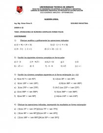 Operaciones De Numeros Complejos Forma Polar Resumenes Hbdojhon