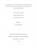 EVALUACIÓN DEL NIVEL DEL RIESGO BIOLÓGICO