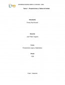 Tablas de verdad. Pensamiento Lógico y Matemático