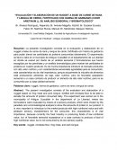 Elaboración y evaluación de un Nugget a base de carne de rana y lengua de cerdo