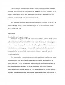 El nombre de jehova. Página 1