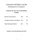 Uso de combustibles fosiles