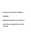 Negociación efectiva en las ventas v1 Las tácticas de negociación y la ética