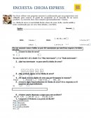 Modelo de Encuesta CHICHA EXPRESS