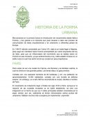 HISTORIA DE LA FORMA URBANA