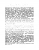 Resumen del Libro Historia de la Redención