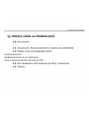 MODELO LINEAL de PROBABILIDAD