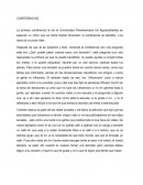 CONFERENCIAS. Los retos de un joven líder