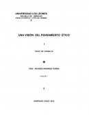 UNA VISIÓN DEL PENSAMIENTO ÉTICO