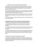 Análisis de la situación desde diferentes perspectivas