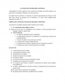 Acciones de sociedades anónimas