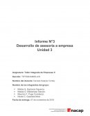 Desarrollo de asesoria a empresa