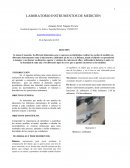 LABORATORIO INSTRUMENTOS DE MEDICIÓN