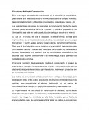 Educacion y los medios de comunicacion
