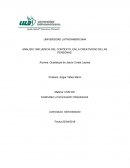 ANALISIS: INFLUENCIA DEL CONTEXTO, EN LA CREATIVIDAD DE LAS PERSONAS