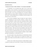 Comentario de las lecturas “Cultura y Barbarie” y “Un concepto de modernidad”