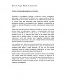 Diario de Campo, Método de observación Perfiles Falsos de Estudiantes en Facebook
