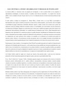 ELEСCIÓN PÚBLICA: GÉNESIS Y DESARROLLO DE UN PROGRAMA DE INVESTIGACIÓN