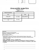 EVALUACIÓN SUMATIVA ASIGNATURA: Lenguaje