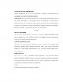 Memorial de Amparo por Falta de Notificacion