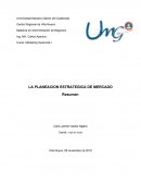 LA PLANEACION ESTRATEGICA DE MERCADO