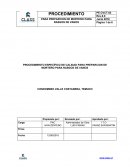 PROCEDIMIENTO ESPECÍFICO DE CALIDAD PARA PREPARCION DE MORTERO PARA RASGOS DE VANOS