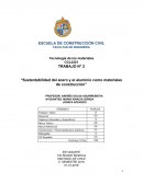 Sustentabilidad del acero y el aluminio como materiales de construcción