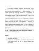 Investigación de acuerdos bilaterales
