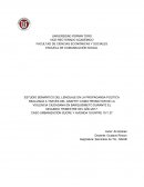 ESTUDIO SEMÁNTICO DEL LENGUAJE EN LA PROPAGANDA POLÍTICA