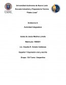 Español-Etapa 1- Actividad Integradora