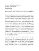 Ensayo Reflexivo–Taller integrador: cuerpo, emociones y ciudadanía