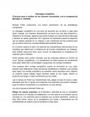 Estrategia competitiva MICHAEL E. PORTER