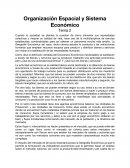 Organización Espacial y Sistema Económico