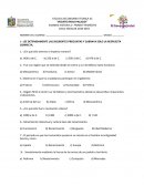 EXAMEN HISTORIA 2- PRIMER TRIMESTRE CICLO ESCOLAR 2018-2019