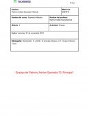 Ensayo El principe de Maquiavelo