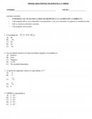 EVALUACION DIAGNOSTICA MATEMATICA 1MEDIO