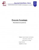 Proyecto Tecnología Mantenimiento de panderetas