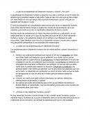 Desarrollo Humano y Social