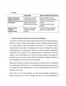Análisis económico del ecuador