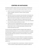 CONTROL DE NATALIDAD