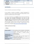 Lectura: Estadio sensoriomotor de Piaget