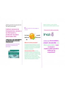 PROTECCION DE DATOS PERSONALES. Página 1