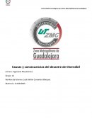 Causas y consecuencias del desastre de Chernóbil