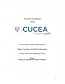Rezago educación Científica en México