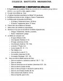 PREGUNTAS Y RESPUESTAS BÍBLICAS