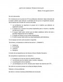 JUNTA DE CONSEJO TÉCNICO ESCOLAR
