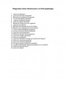 23 preguntas Careo. Introducción a la psicopatología