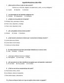 Español Reactivos 2do Año