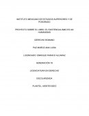 PROYECTO SOBRE EL LIBRO: EL EXISTENCIALISMO ES UN HUMANISMO