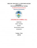 OPCIONES DE COMPRA- CALL